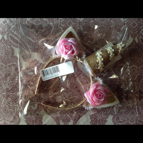 HALLOWEEN NWT Full Tilt Floral Unicorn Headband - Picture 2 of 2